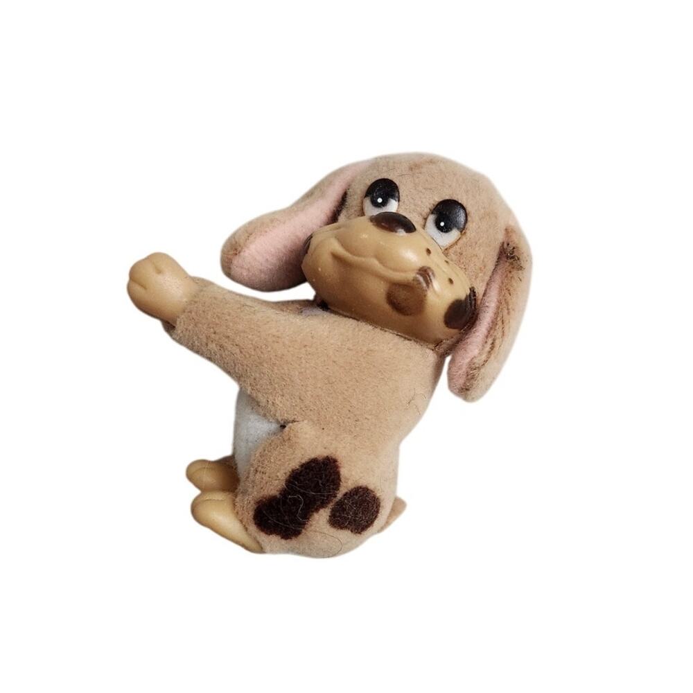 Vintage 1990 Pound Puppy Rare Pencil Hugger Clip Spotted Dog Puppy